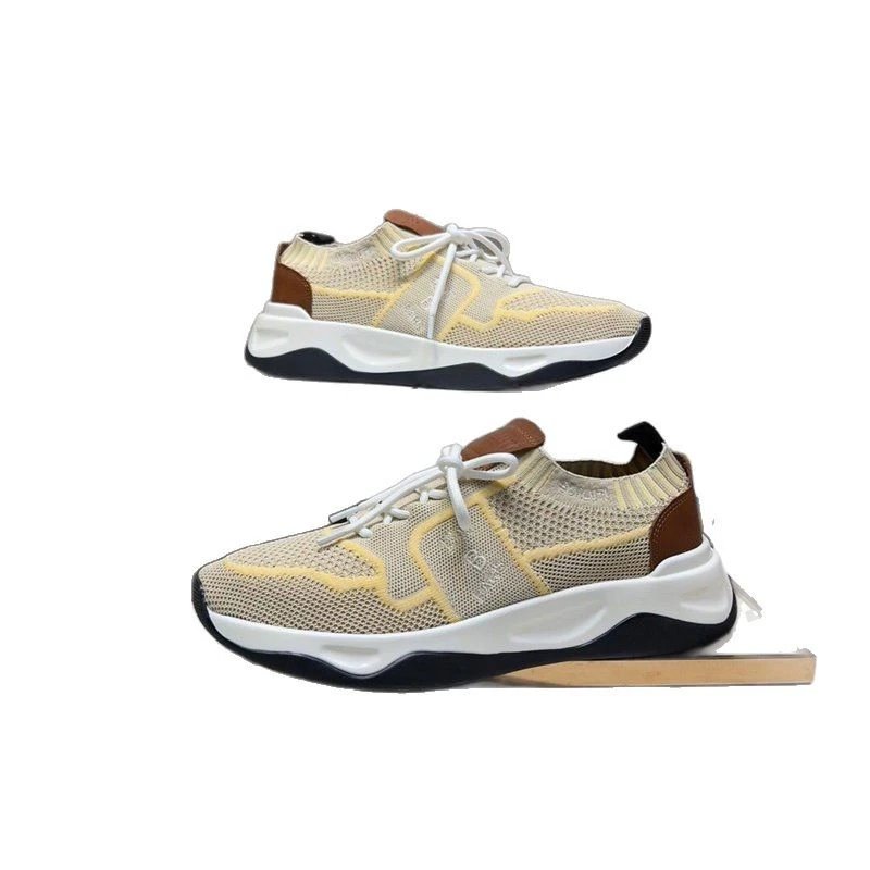 Berluti Sneakers Knit sock with leather heel panels image 5