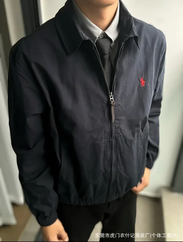 Polo Ralph Lauren Jackets Reversible Plaid-Lined Zip Jacket product detail image 4