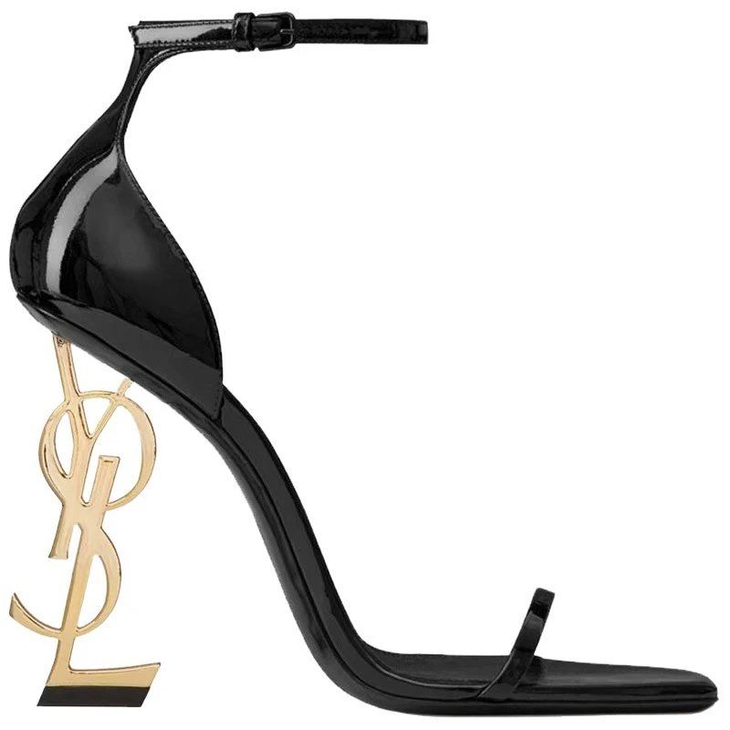 Saint Laurent YSL monogram heel footwear image 5