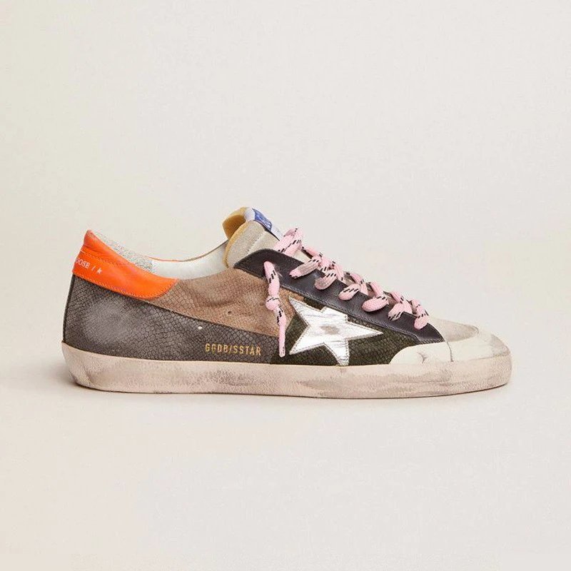 Golden Goose Sneakers Super-Star Star Appliqué — 7【Customized items are non-refundable and non-exchangeable.】