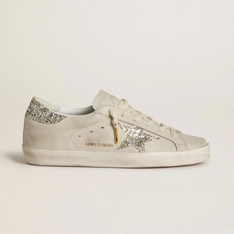Golden Goose Sneakers Super-Star Star Appliqué — 2【Customized items are non-refundable and non-exchangeable.】