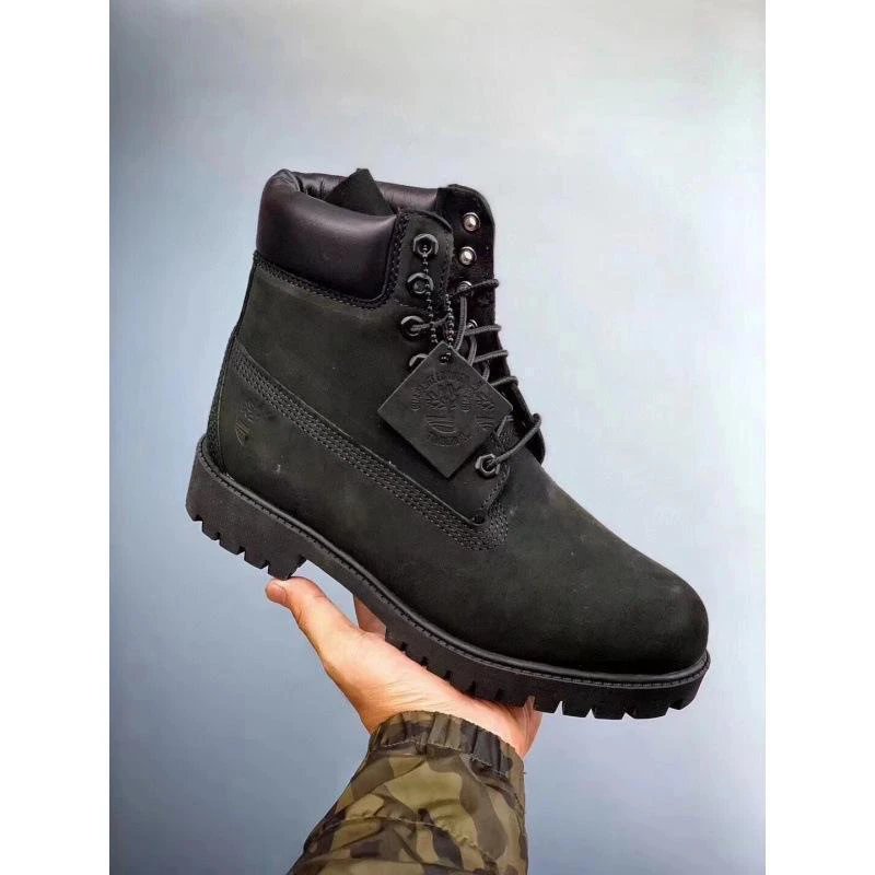 Timberland Boots Lace-Up High-Top Lug-Sole — Tianberun – Black