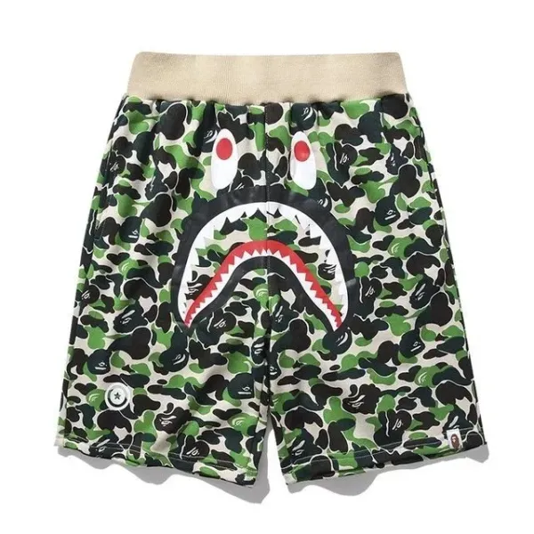 A Bathing Ape Shark Camo Shorts Multicolor - 1