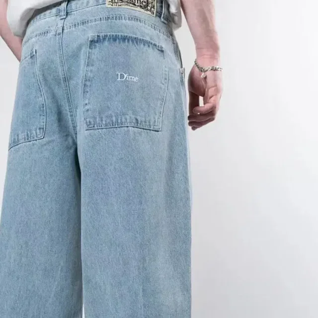 Dime Jeans Loose-fit with embroidered logo product detail image 7