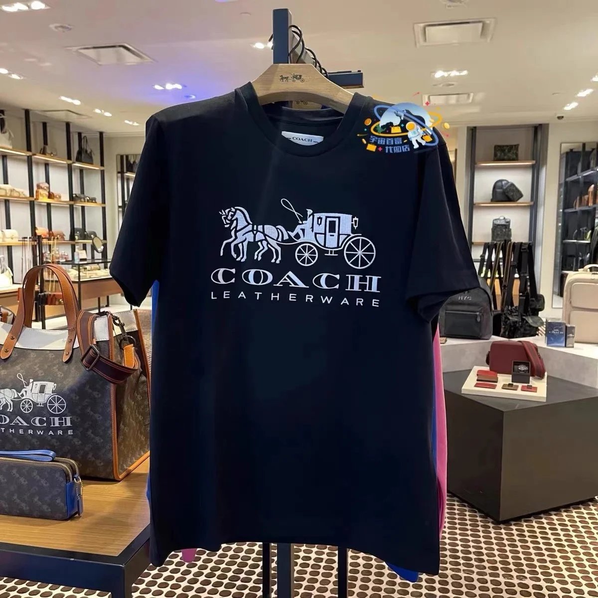 Coach T-Shirts Short-Sleeve Graphic Crewneck — 18