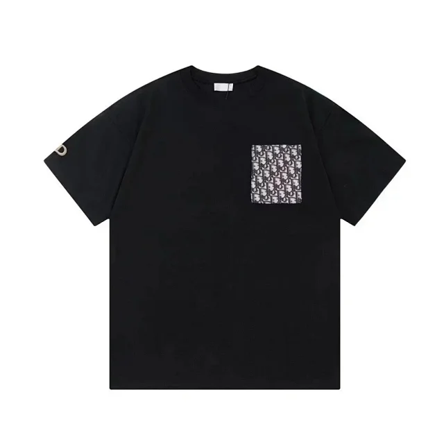 Dior T-Shirts Short-Sleeve Logo T-Shirt product detail image 4
