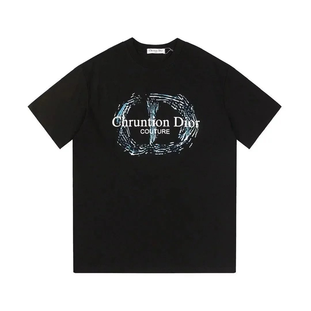 Dior T-Shirts Short-Sleeve Logo T-Shirt image 11
