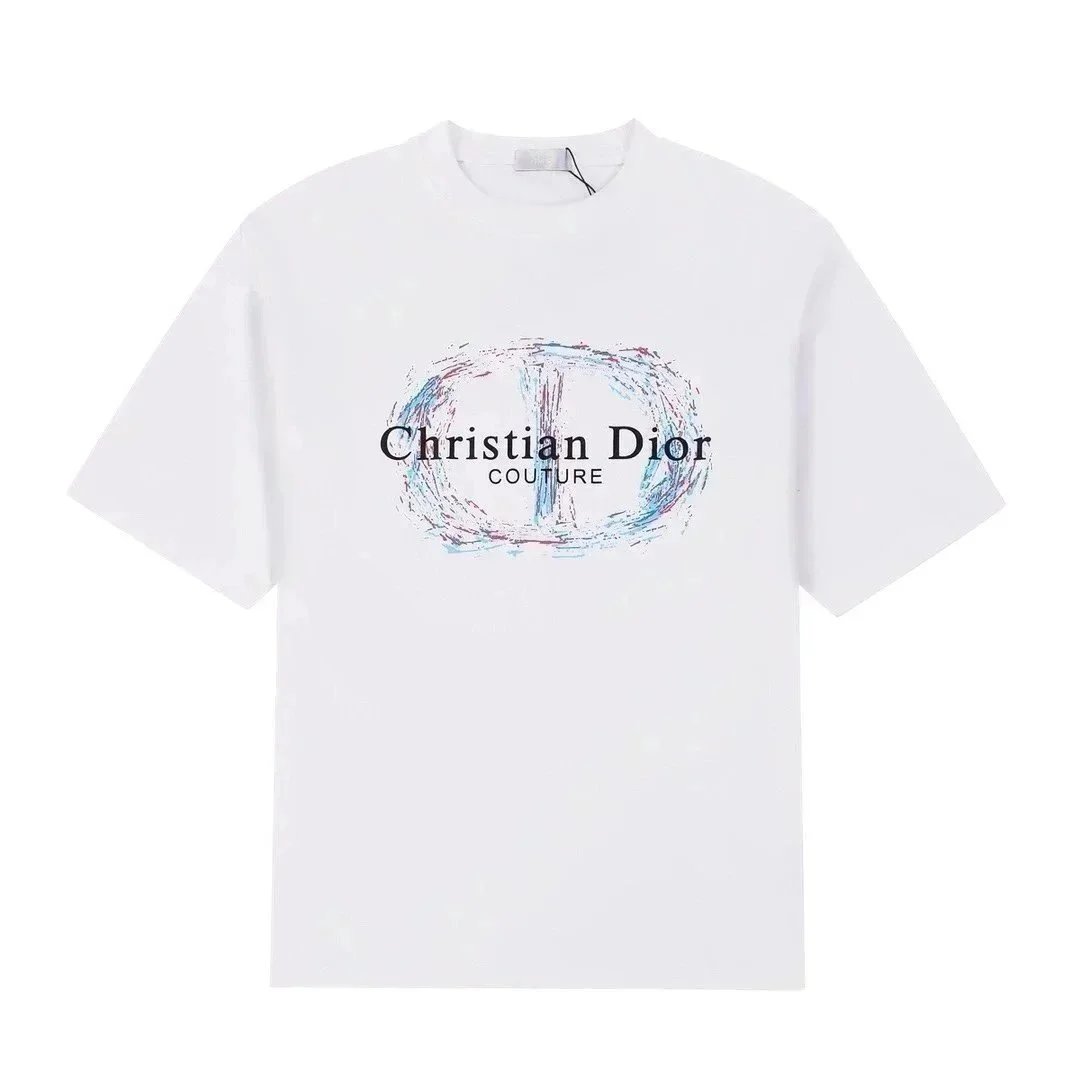 Dior T-Shirts Short-Sleeve Logo T-Shirt — 25