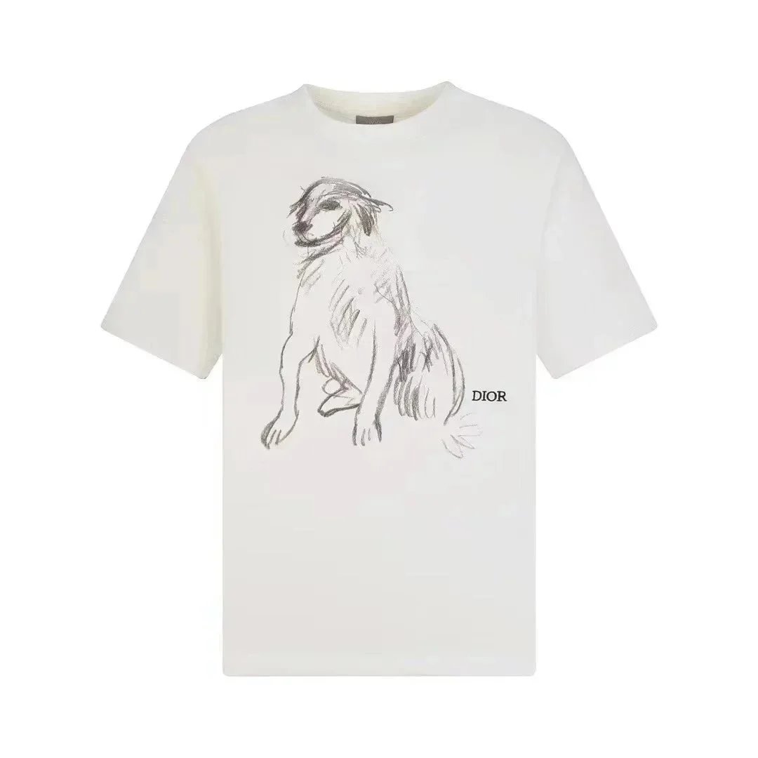 Dior T-Shirts Short-Sleeve Logo T-Shirt — 28