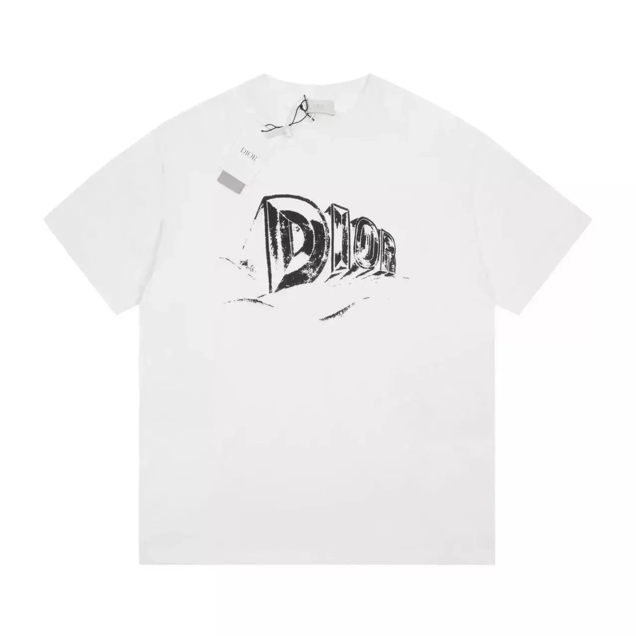 Dior T-Shirts Short-Sleeve Logo T-Shirt — 33