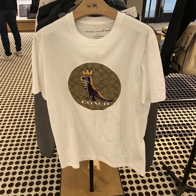 Coach T-Shirts Short-Sleeve Graphic Crewneck image 5