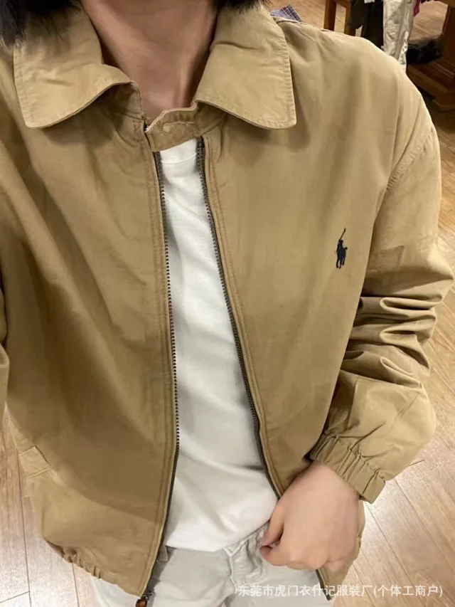 Polo Ralph Lauren Jackets Reversible Plaid-Lined Zip Jacket product detail image 5