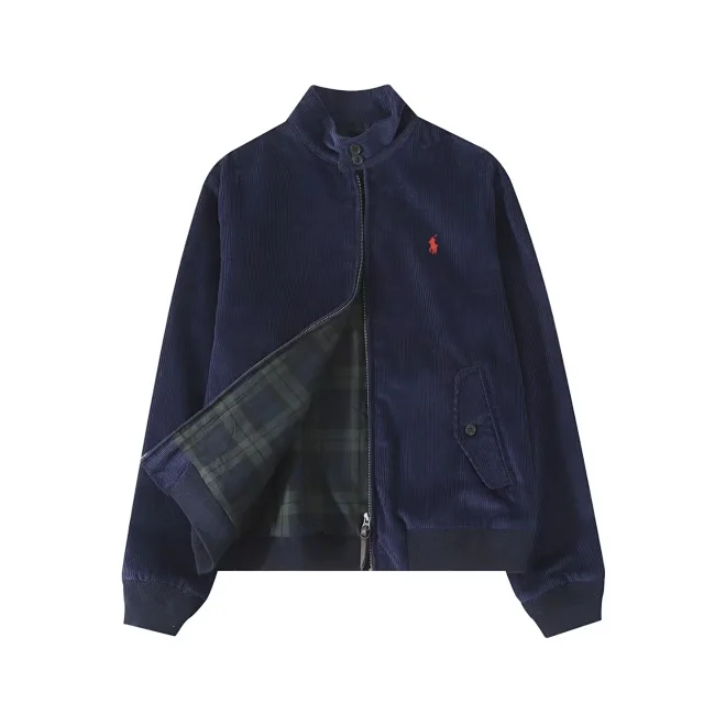 Polo Ralph Lauren Jackets Reversible Plaid-Lined Zip Jacket product detail image 11