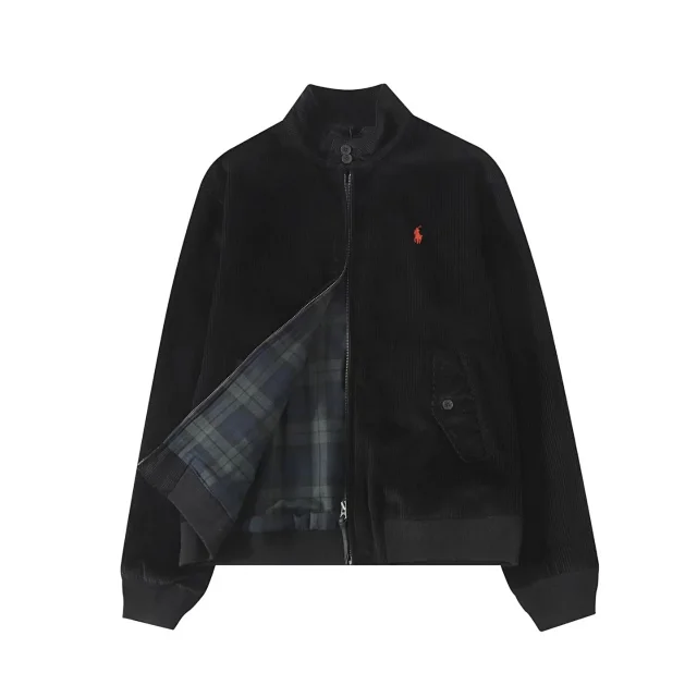 Polo Ralph Lauren Jackets Reversible Plaid-Lined Zip Jacket product detail image 12