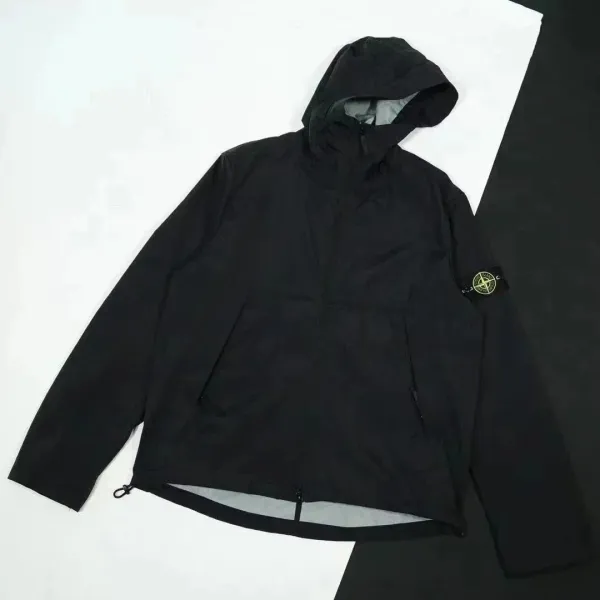 Stone Island Shadow Project Base Gomma To Jacket Black Outerwear - 8