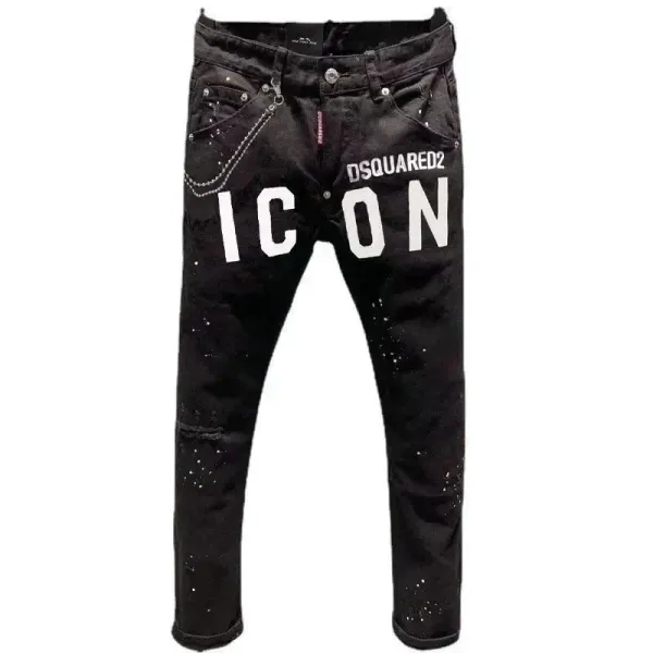 Dsquared2 New Rider Jeans Distressed Blue Jeans - 5