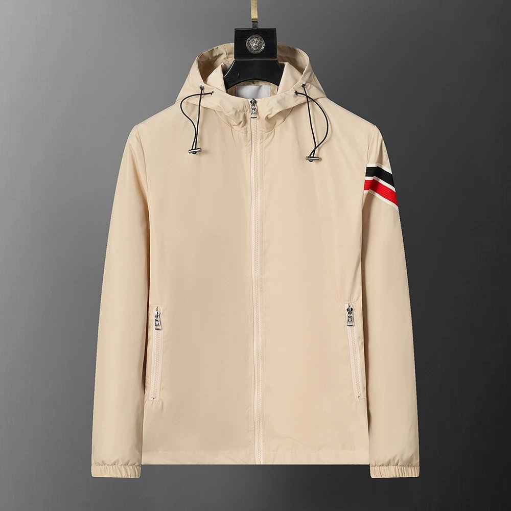 Louis Vuitton Jackets Hooded Zip-Up Jacket — 55025 Khaki