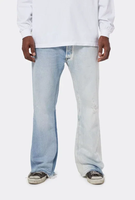 Gallery Dept. Jeans Flared with distressed and patchwork designs product detail image 1