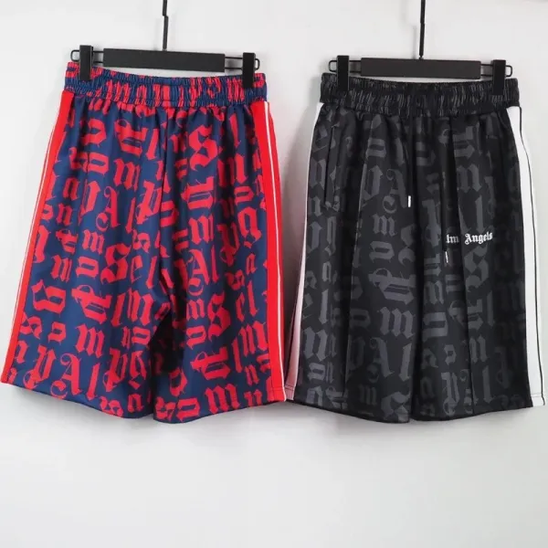 Off-White Palm Tree Spray Paint Shorts White - 9