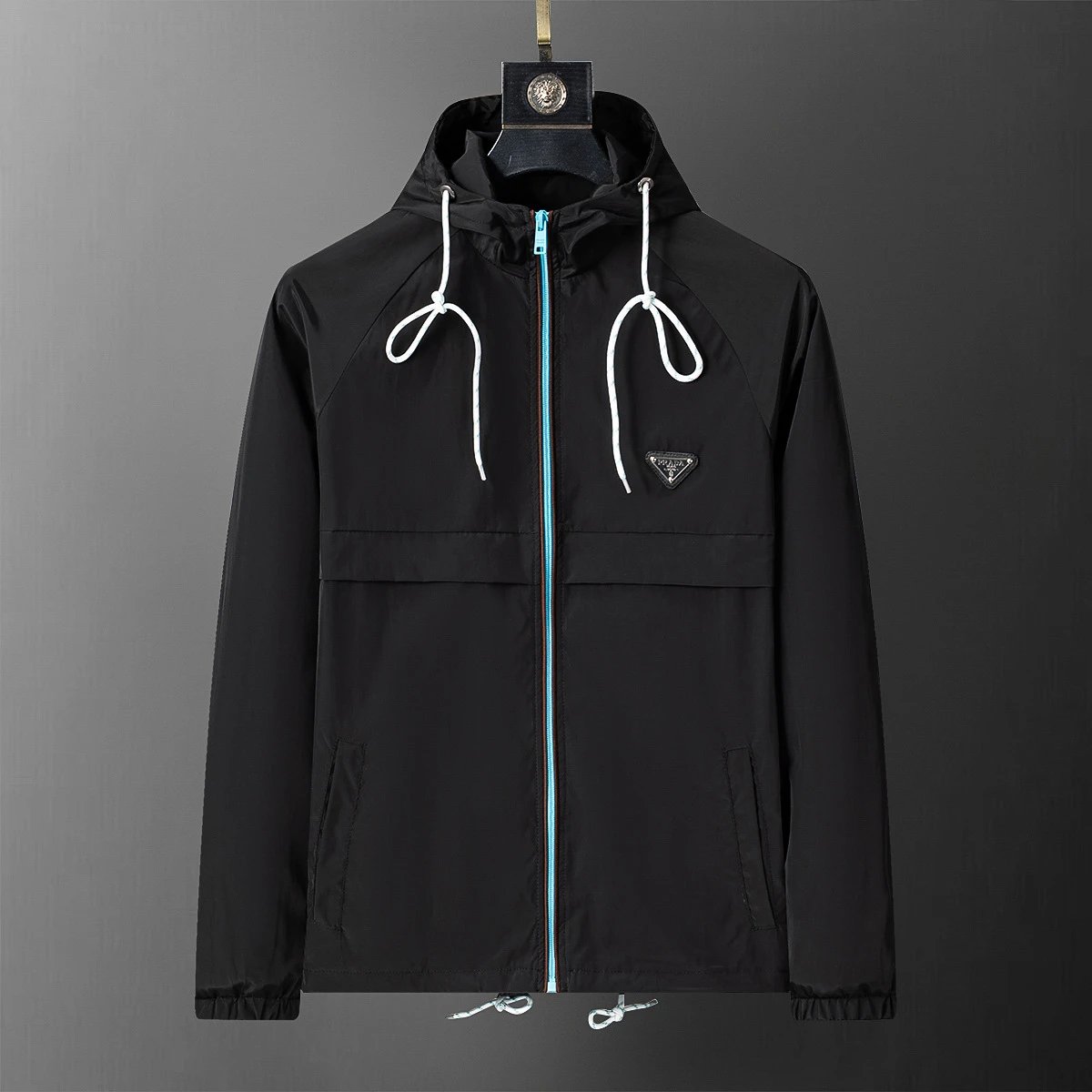 Louis Vuitton Jackets Hooded Zip-Up Jacket — 56002 black