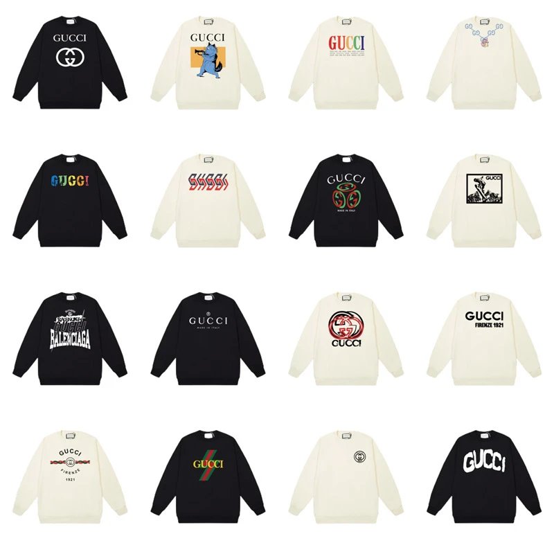 Round neck pullover long sleeve couple sweatshirt