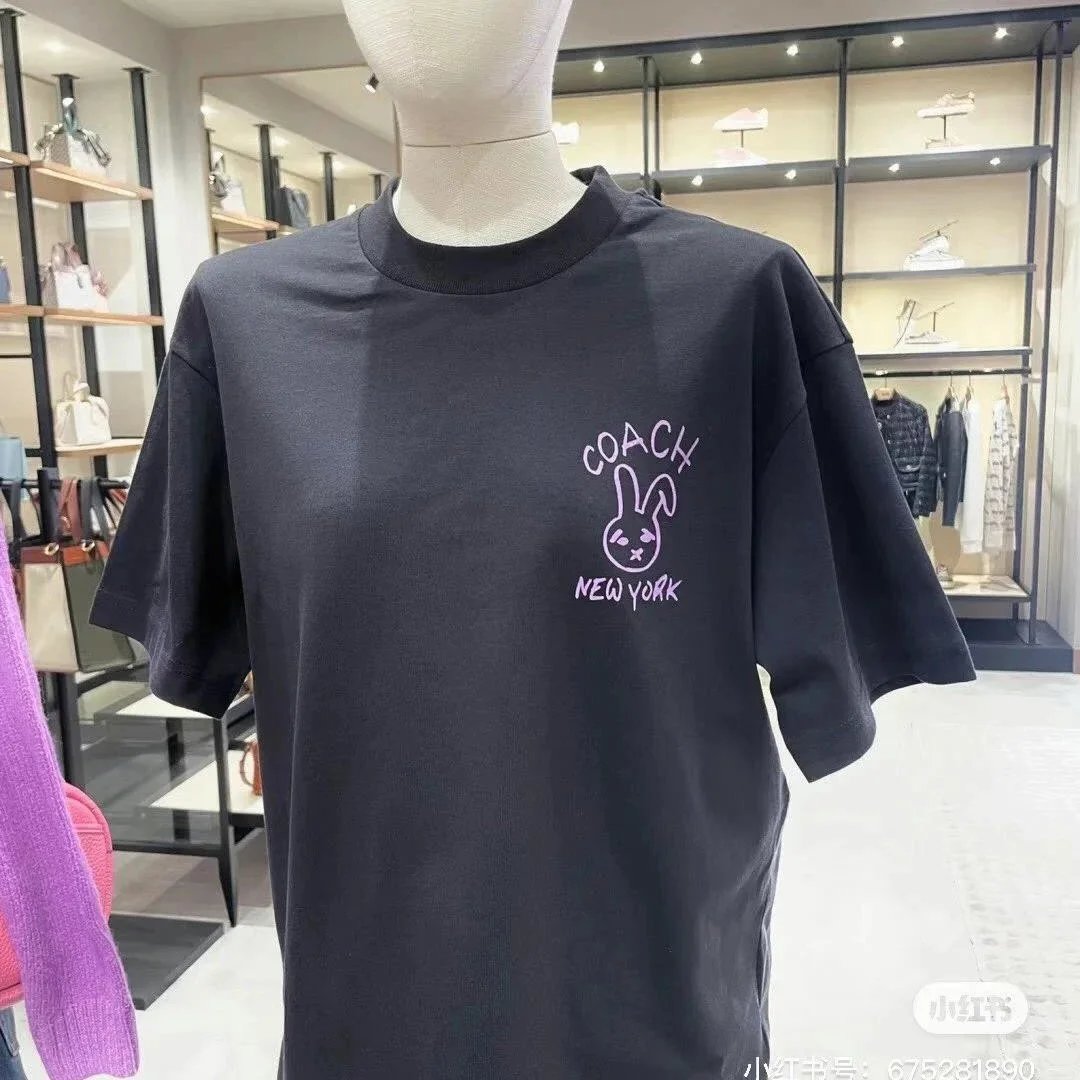 Coach T-Shirts Short-Sleeve Graphic Crewneck — 15