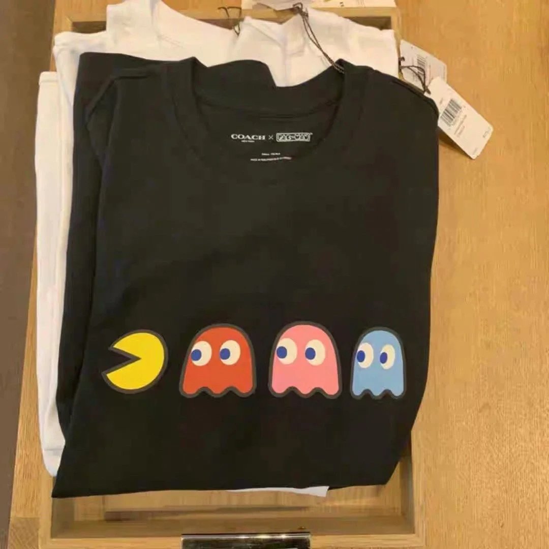 Coach T-Shirts Short-Sleeve Graphic Crewneck — 37