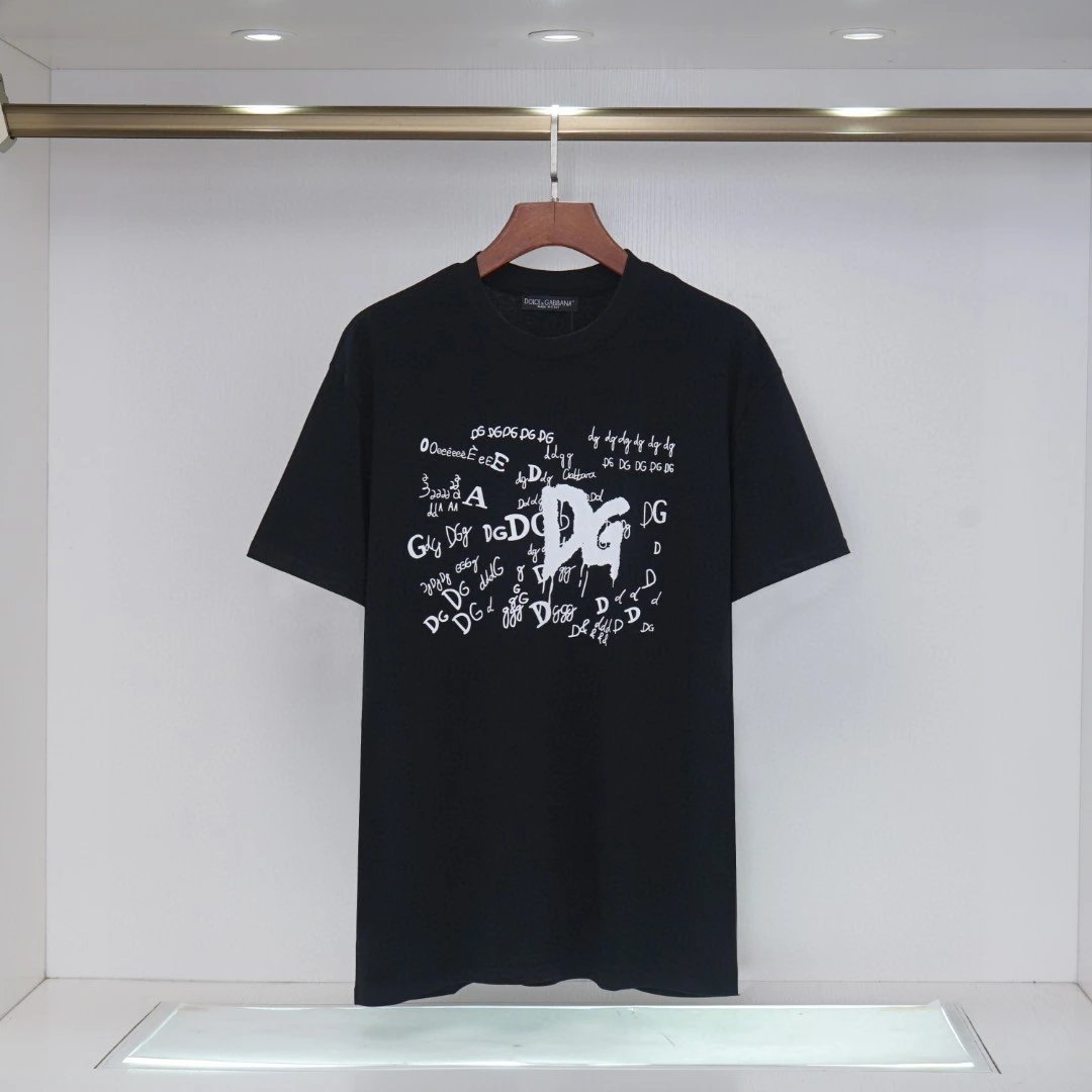 Dolce & Gabbana Multiple graphic T-shirt designs — 2082 Black