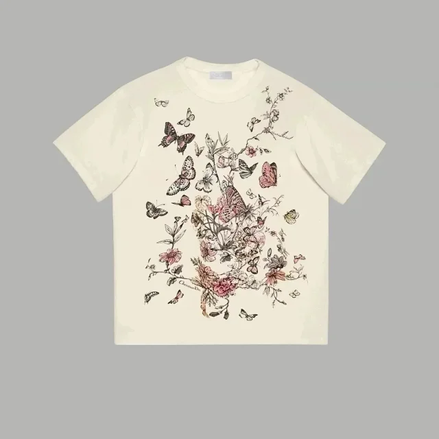 Dior T-Shirts Short-Sleeve Logo T-Shirt product detail image 9