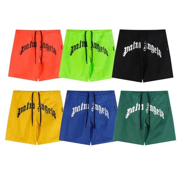Off-White Palm Tree Spray Paint Shorts White - 7
