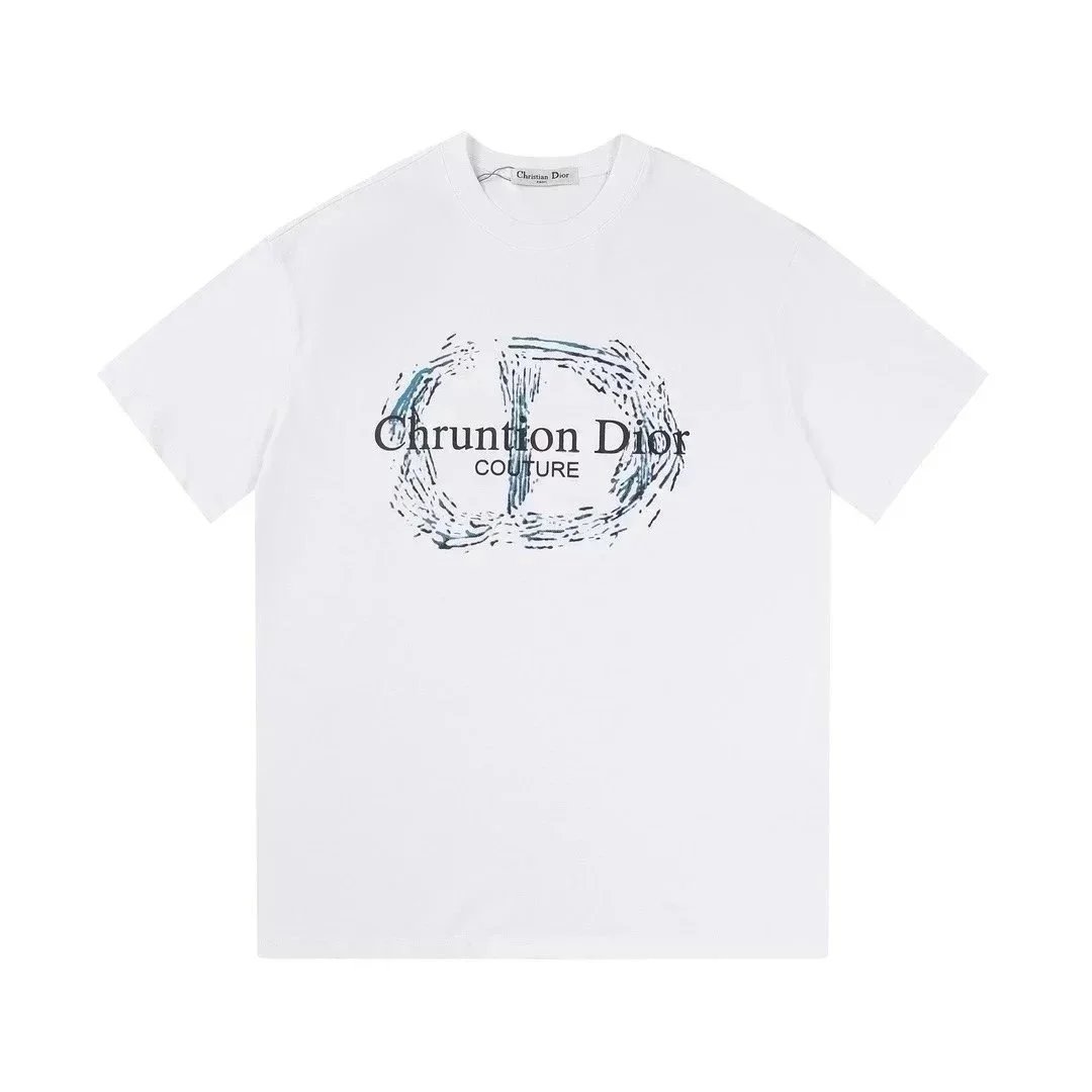 Dior T-Shirts Short-Sleeve Logo T-Shirt image 10
