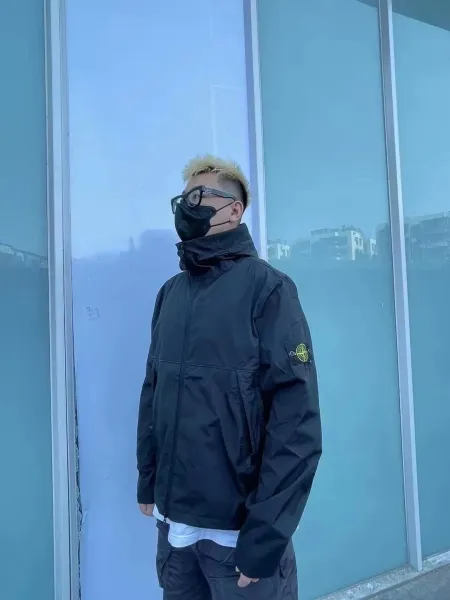 Stone Island Shadow Project Base Gomma To Jacket Black Outerwear - 7