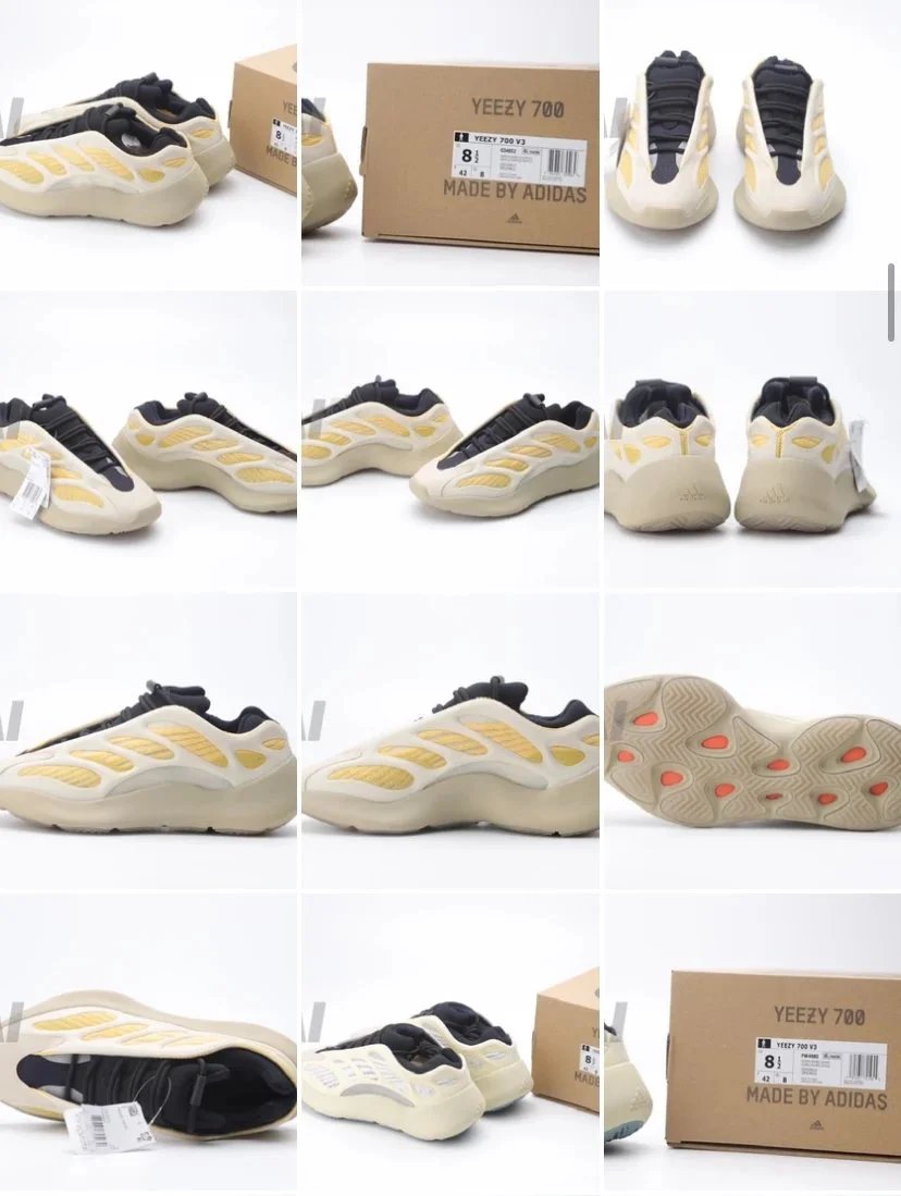 Adidas Yeezy 450 'Cloud White' Sneakers - 3