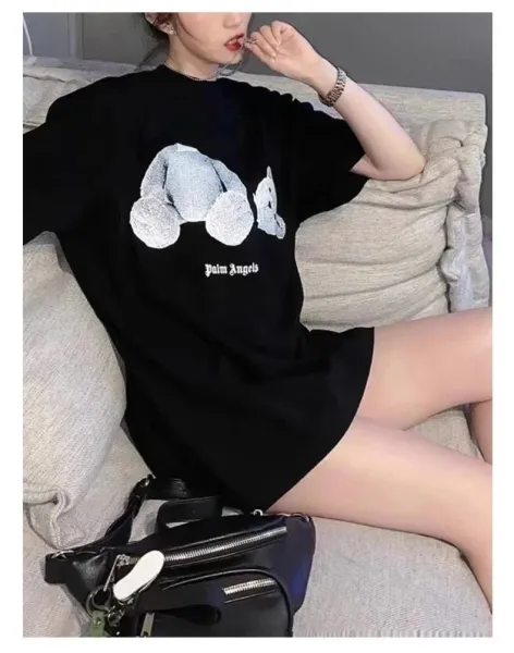Palm Angels Jungle Print Graphic T-Shirt White - 10