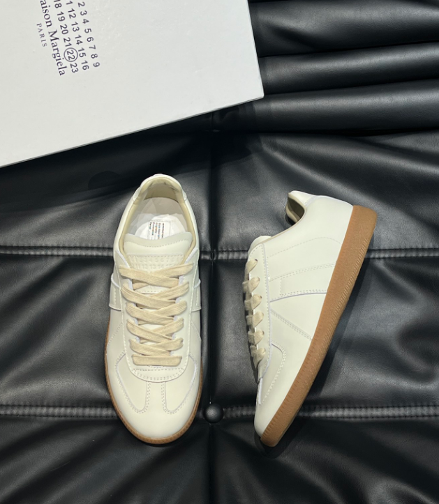 Maison Margiela Replica Leather and Suede Sneakers product photo 4