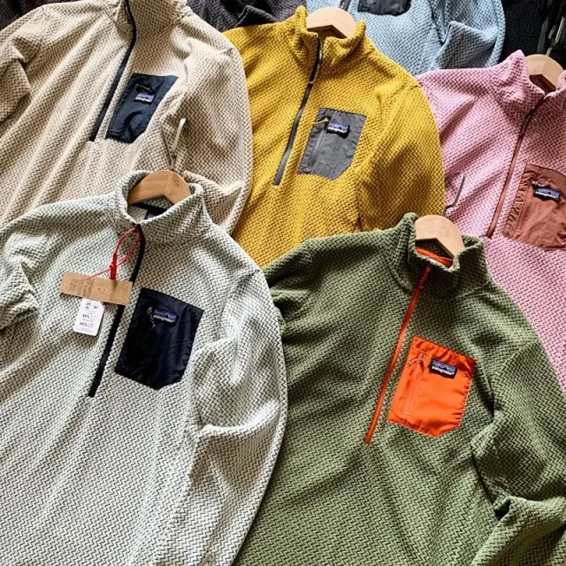 Patagonia Hoodies & Sweatshirts Quarter-Zip Fleece Pullover with Chest Pocket product detail image 14