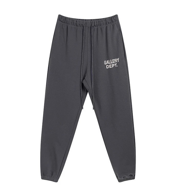 Gallery Dept. Jeans Flared with distressed and patchwork designs — 982 Dark Gray