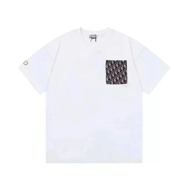 Dior T-Shirts Short-Sleeve Logo T-Shirt product detail image 3