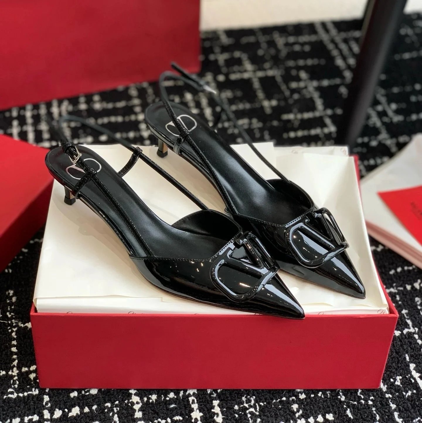 Valentino Garavani Signature Slingbacks 6