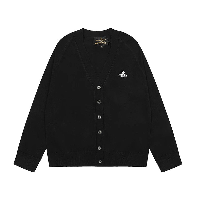 Vivienne Westwood Saturn Embroidery Color Block Cardigan photo 7