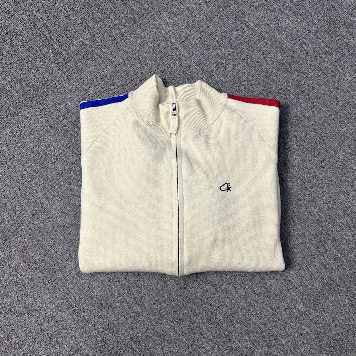 Off-White Ribbed Crewneck Sweater Beige - 17