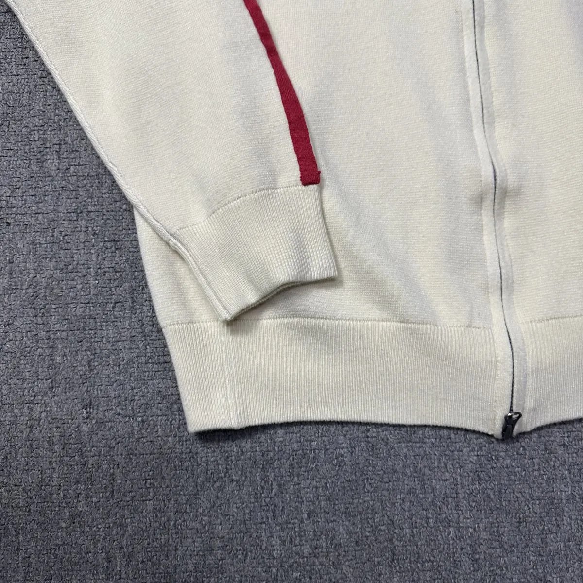 Off-White Ribbed Crewneck Sweater Beige - 24