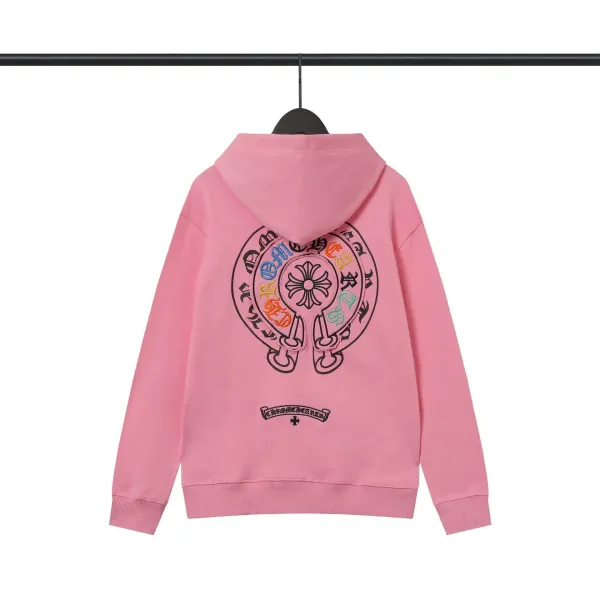 Chrome Hearts Cross Print White Hoodie - 8