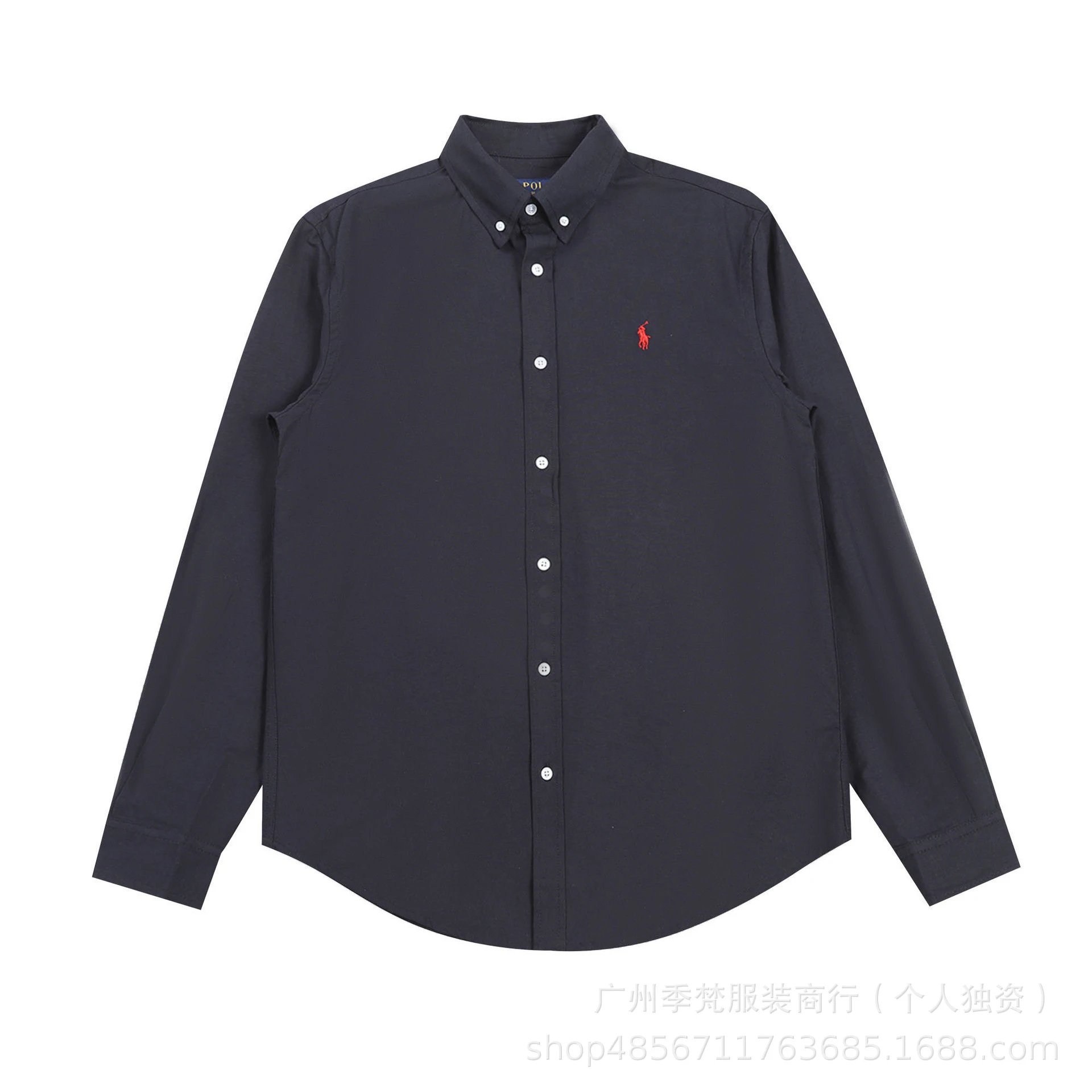 Classic Embroidered Oxford Shirt Unisex photo 8