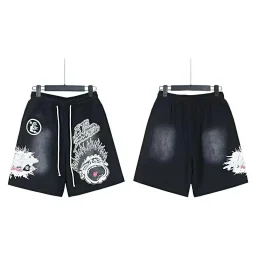 thumbnail for Wash and old unisex casual cropped shorts