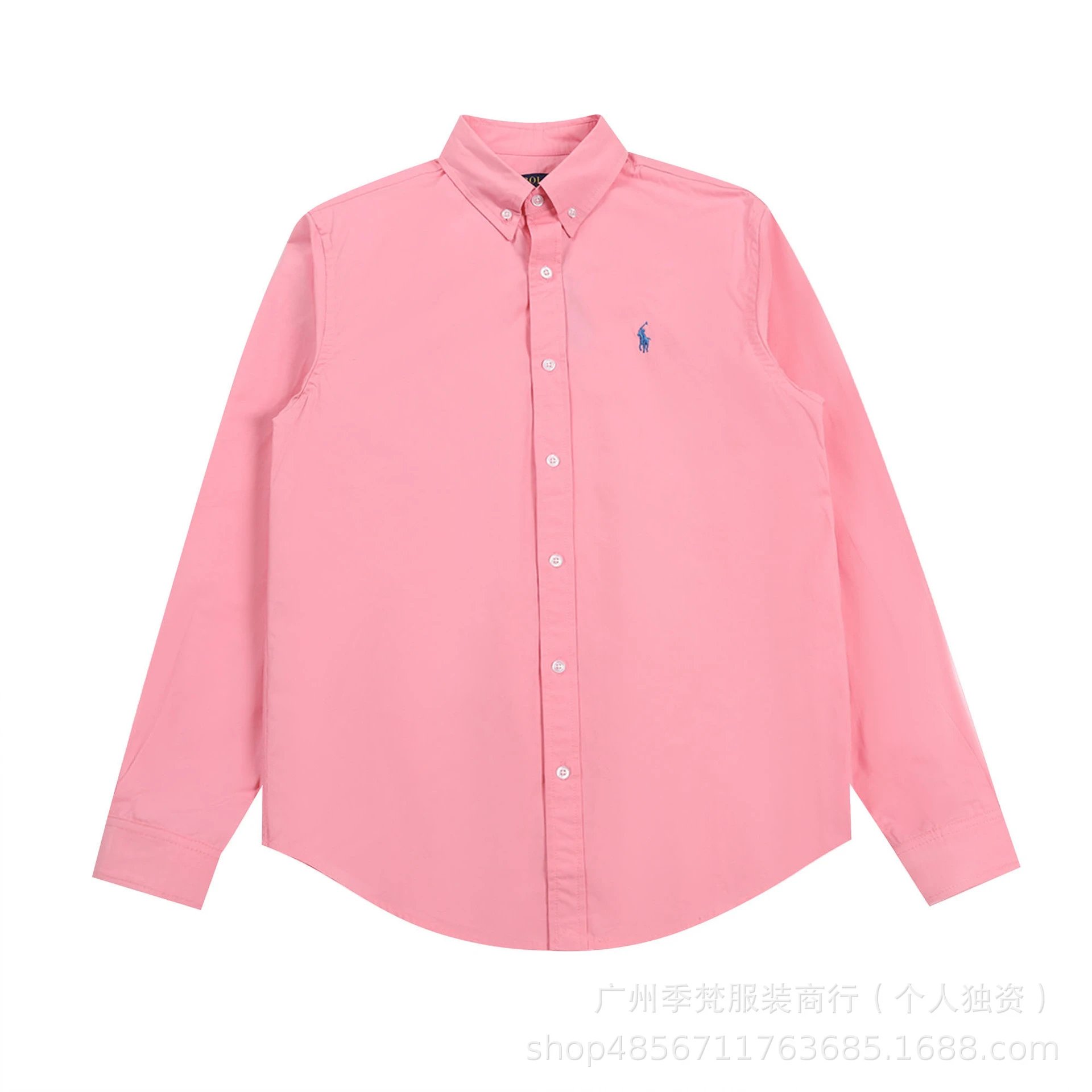 Classic Embroidered Oxford Shirt Unisex photo 6