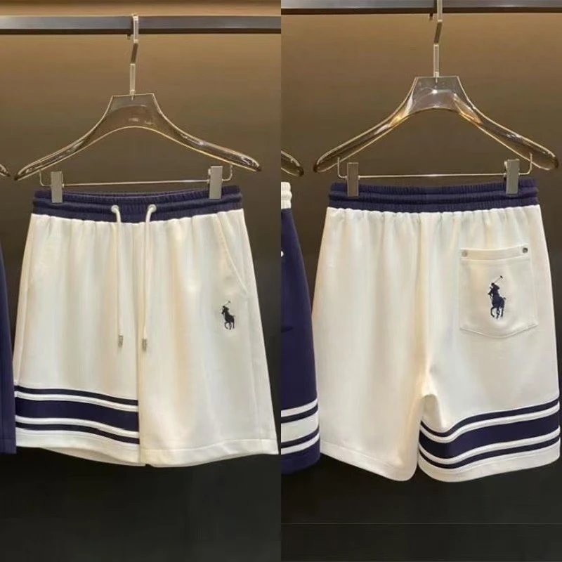 Polo Ralph Lauren Shorts Embroidered Pony Contrast Striped image 3