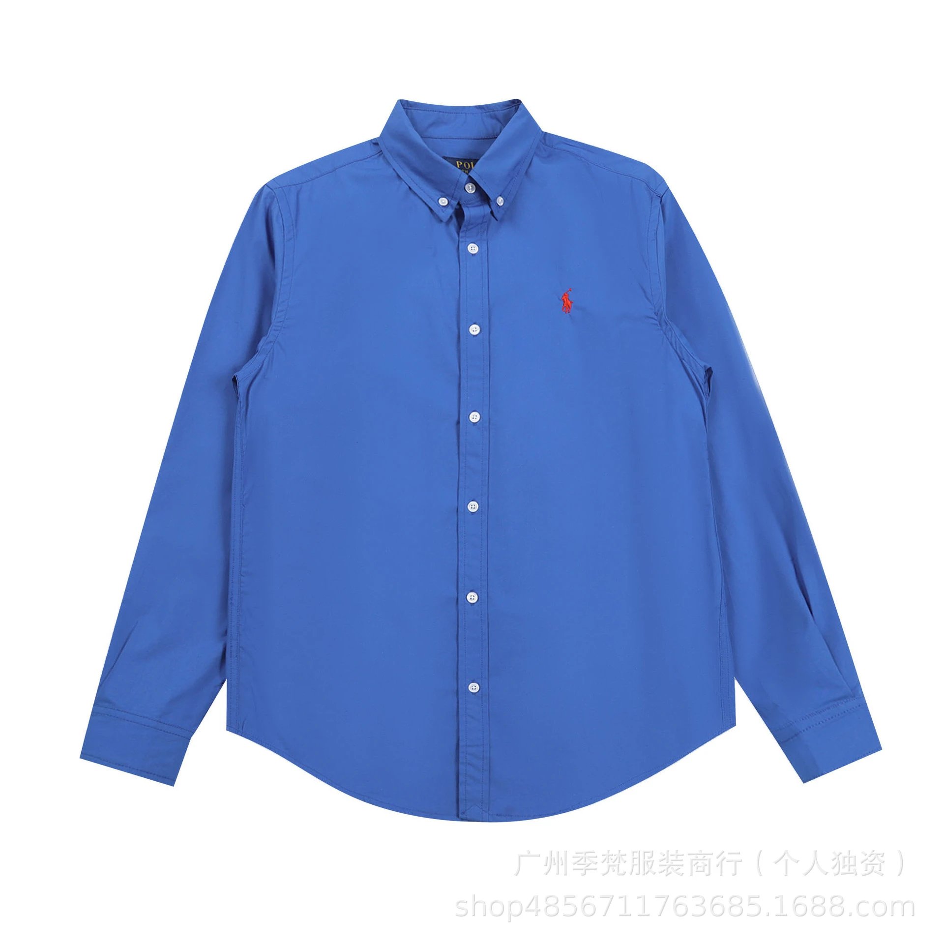 Classic Embroidered Oxford Shirt Unisex photo 7