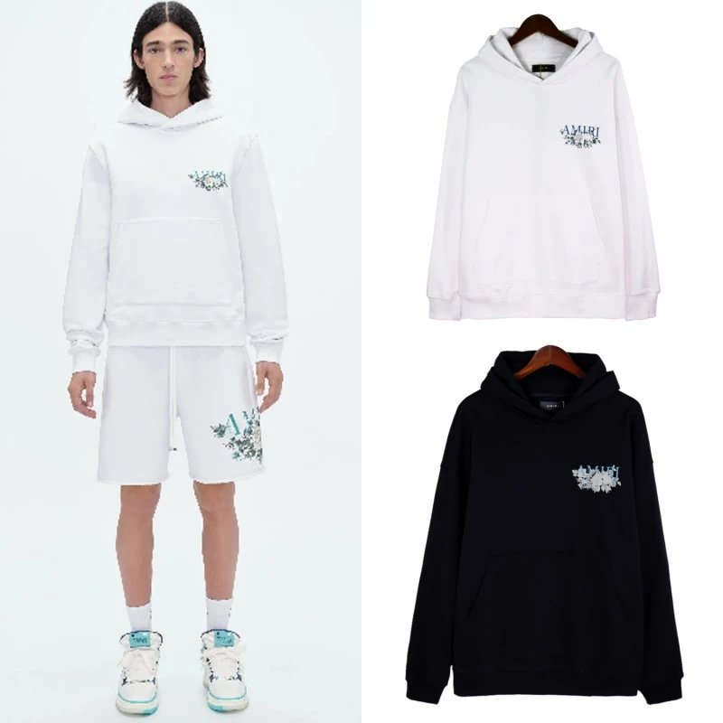 Amiri Hollywood Logo Hoodie Pink - 16