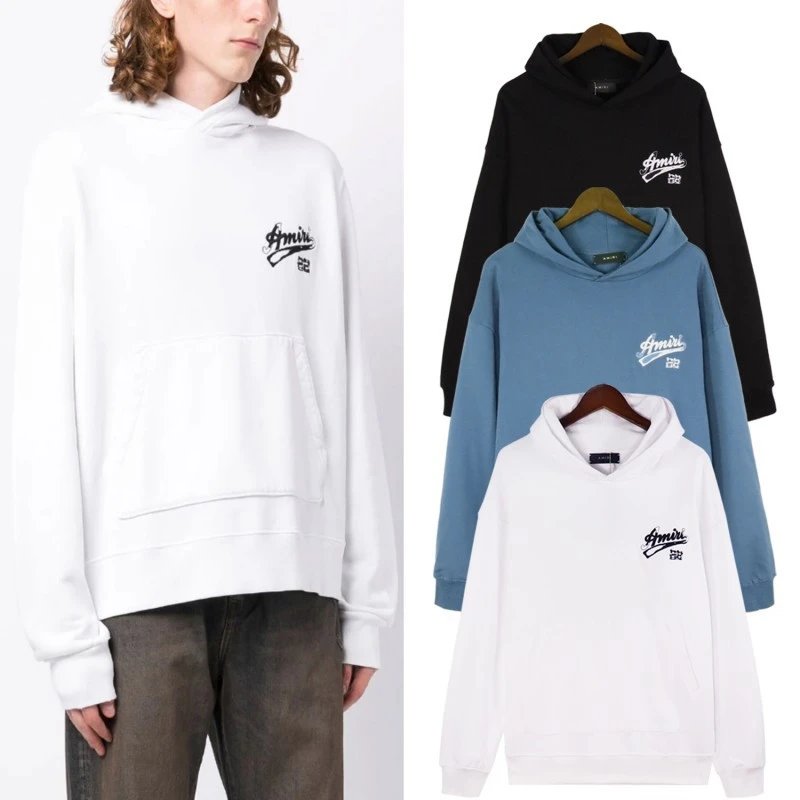 Amiri Hollywood Logo Hoodie Pink - 68